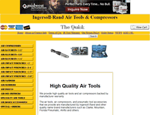 Tablet Screenshot of ingersoll-rand-airtools.com